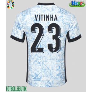 Portugal Vitinha #23 Bortatröja EM 2024 Kortärmad